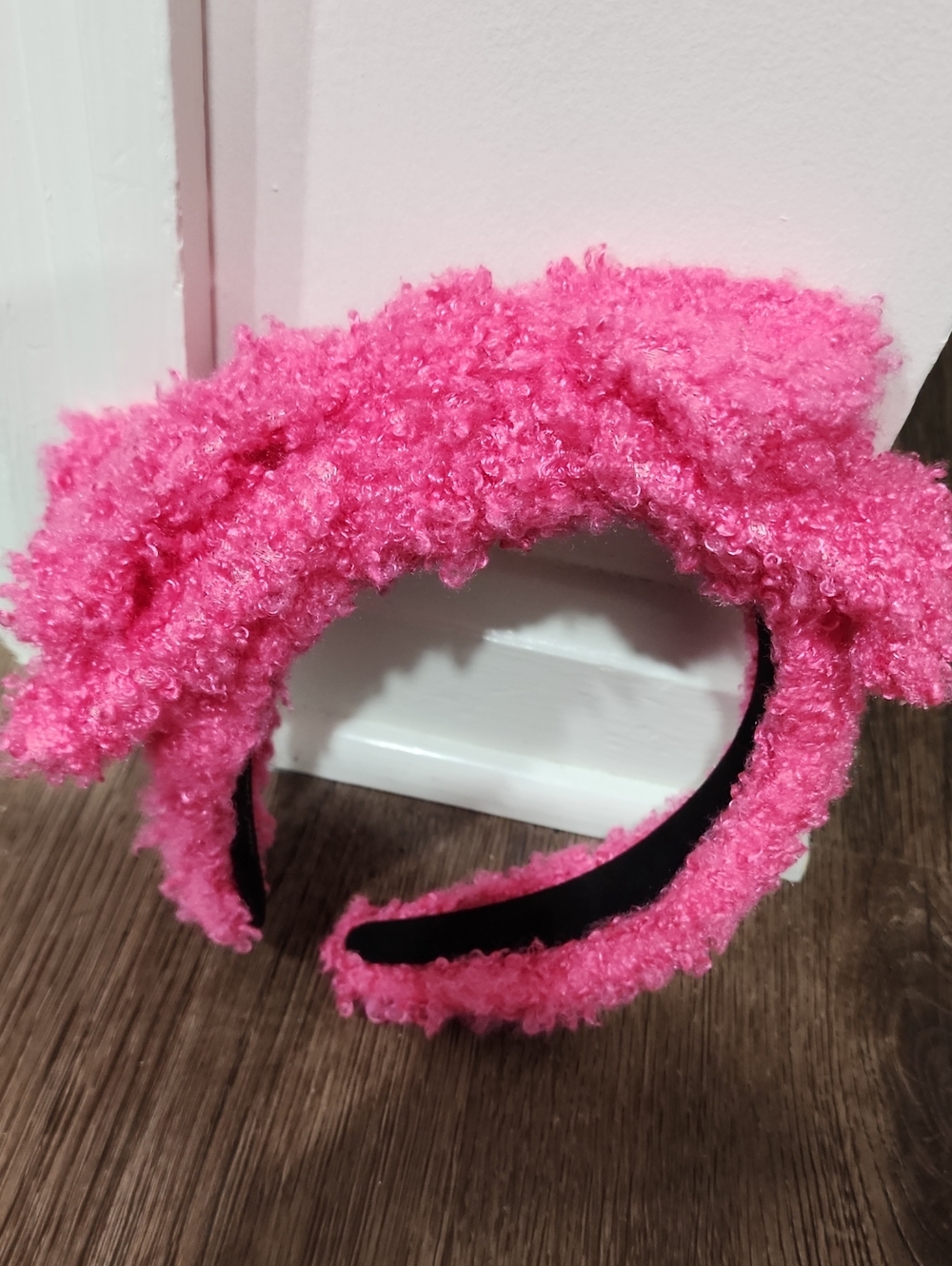 Brianna Cannon Bright Pink Fuzzy Bow Headband - Women Accessories